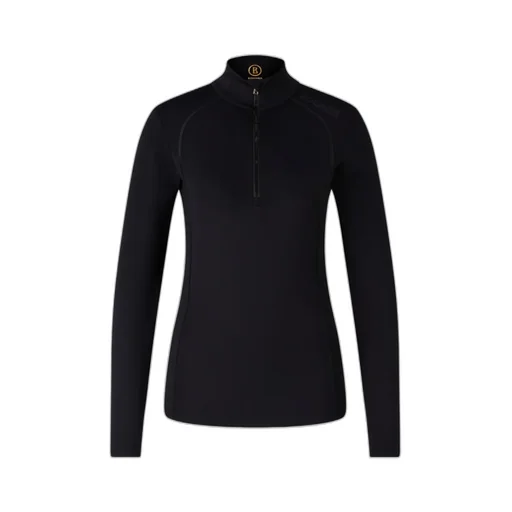 High-Neck Zip-Up Top