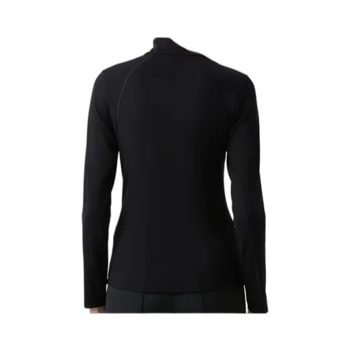 High-Neck Zip-Up Top