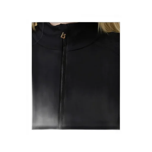 High-Neck Zip-Up Top