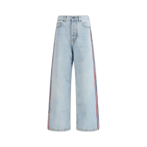 Fiorucci Tricolor Stripe Baggy Jeans
