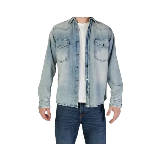 Press-Stud Denim Shirt