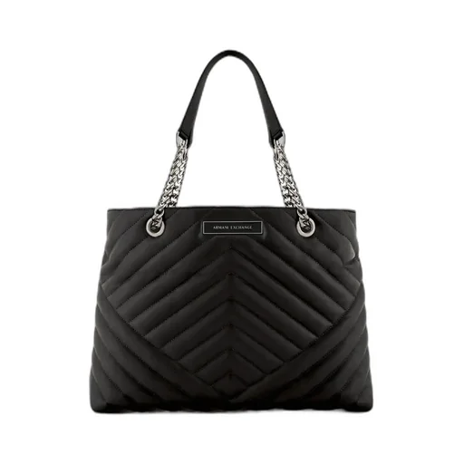 Matelassé-Effect Tote Bag