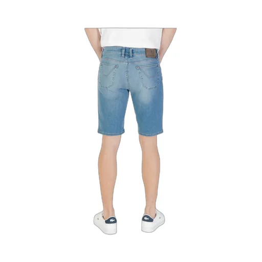 Denim Shorts With Belt Loops