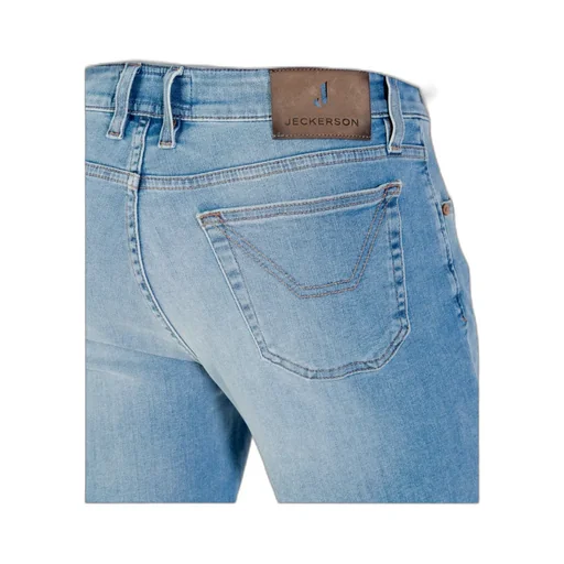 Denim Shorts With Belt Loops