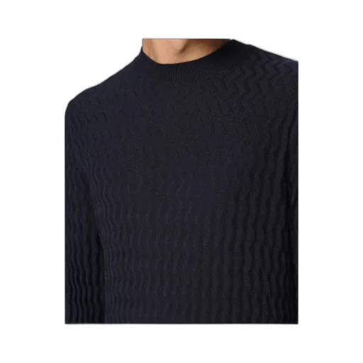 Armani Exchange Wavy Ribbed Jumper