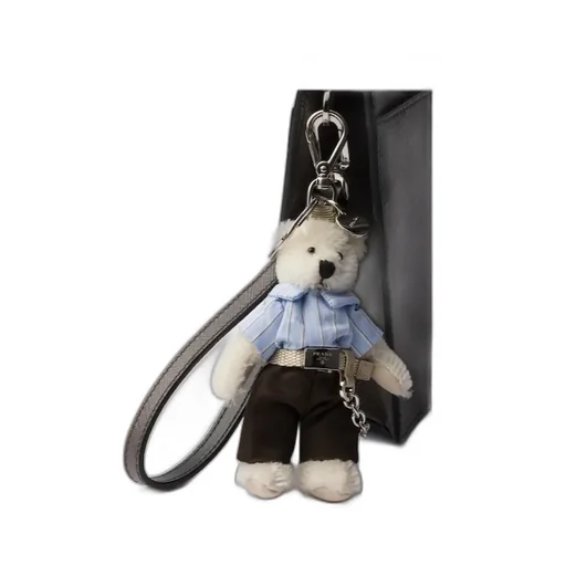 Prada Teddy Charm Keychain