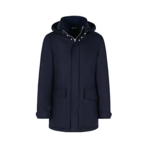 Zegna Zip-Up Hooded Jacket