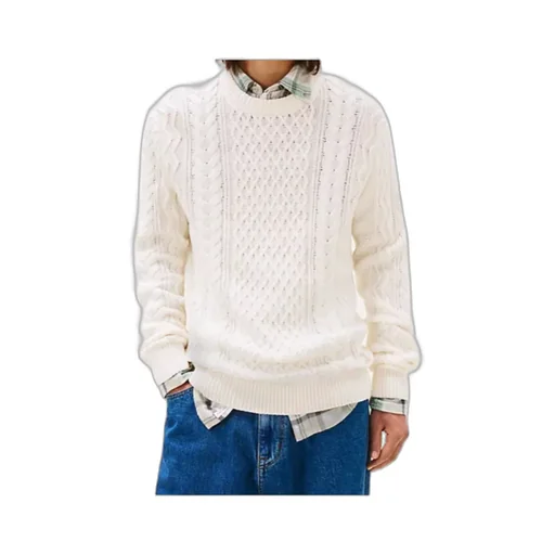 Tommy Jeans Tommy Badge Cable Knit Slim Jumper