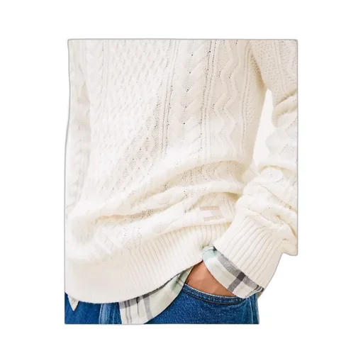 Tommy Jeans Tommy Badge Cable Knit Slim Jumper