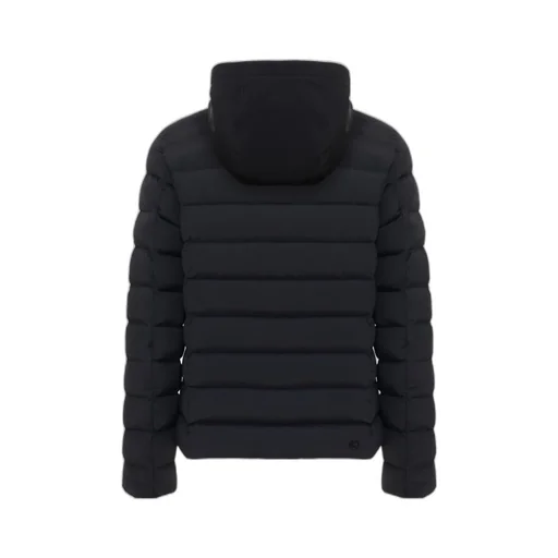 Quilted Down Jacket With Bib