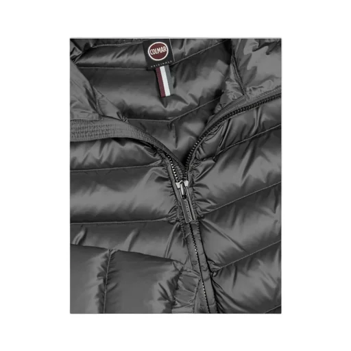 Quilted Down Jacket With Hood