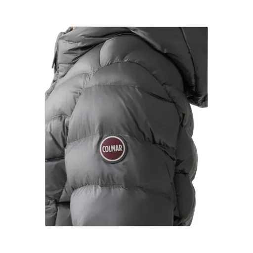 Quilted Down Jacket With Hood