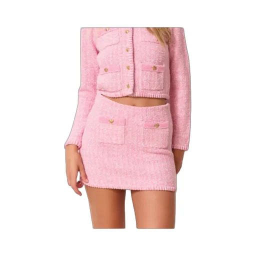 Loveshackfancy Ellianna Tweed Mini Skirt
