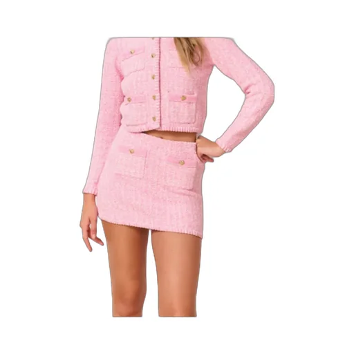 Loveshackfancy Ellianna Tweed Mini Skirt