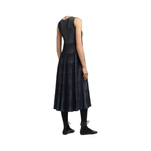 Emporio Armani Knitted Sleeveless Mini Dress