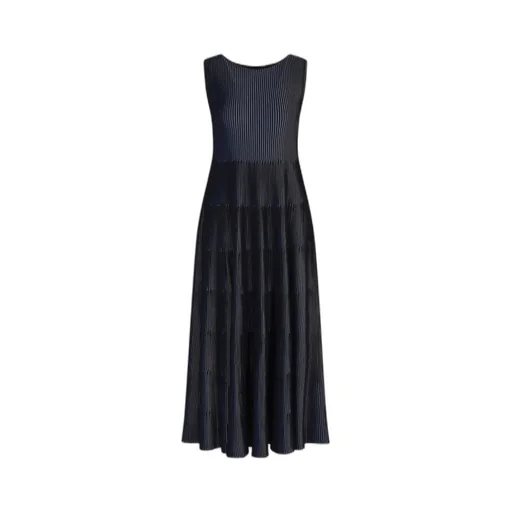 Emporio Armani Knitted Sleeveless Mini Dress