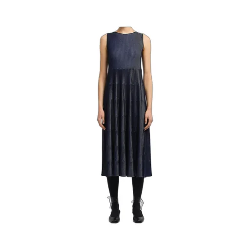 Emporio Armani Knitted Sleeveless Mini Dress