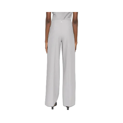 Pleated Straight-Leg Trousers