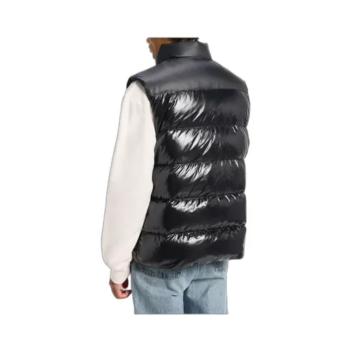 High Collar Sleeveless Cotton Coat