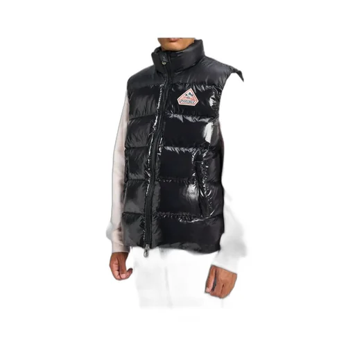 High Collar Sleeveless Cotton Coat