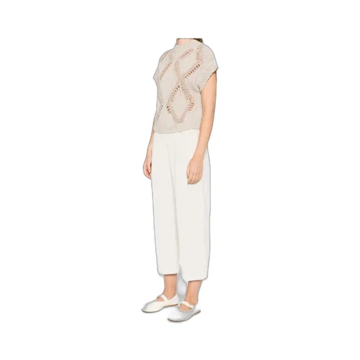 Diamond Pattern Knitted Sweater