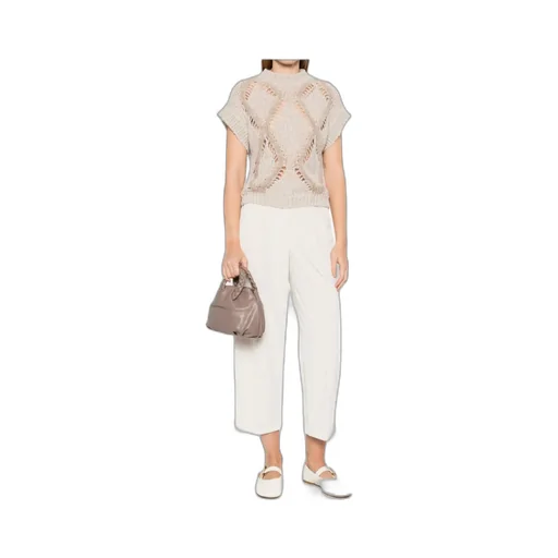 Diamond Pattern Knitted Sweater
