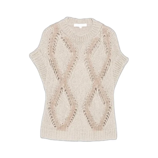 Diamond Pattern Knitted Sweater