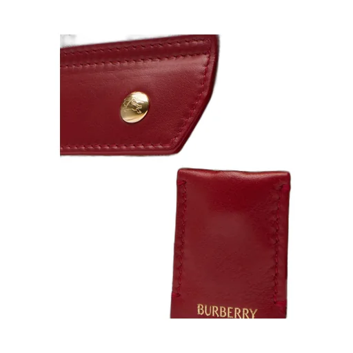 Burberry Mini Freya Checked Tote Bag