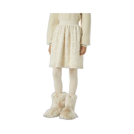 Cashmere Knitted Midi Skirt