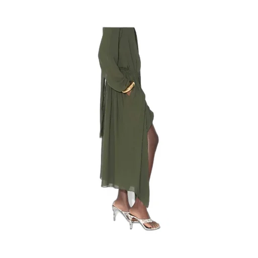 AlaÏA Infradito Embossed Heeled Sandals