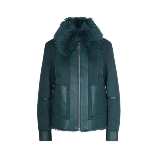 Zip-Up Faux Fur Jacket