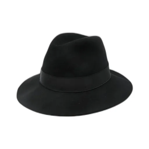 Wide-Brimmed Felt Hat