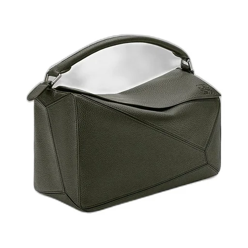 Large Puzzle Leather Shoulder Bag