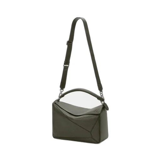 Large Puzzle Leather Shoulder Bag