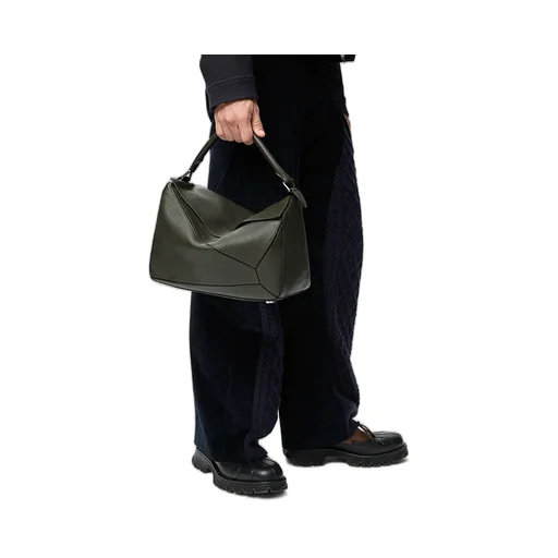 Large Puzzle Leather Shoulder Bag
