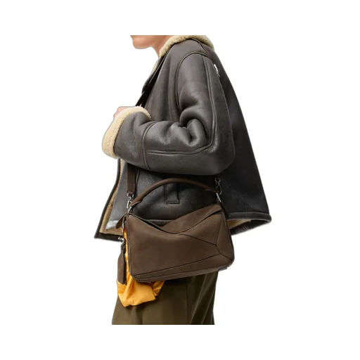 Loewe Anagram Debossed Puzzle Small Bag