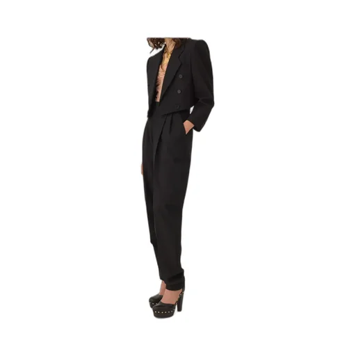 Spencer Striped Button Blazer