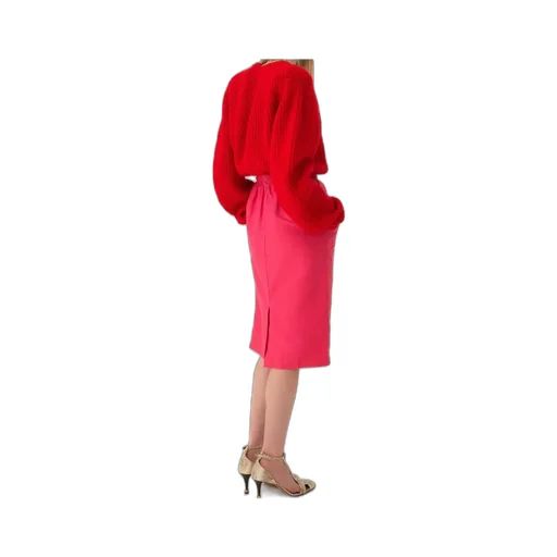 Elastic-Waistband Pocket Skirt