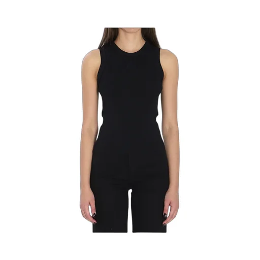 Loewe Anagram Embroidered Ribbed Top