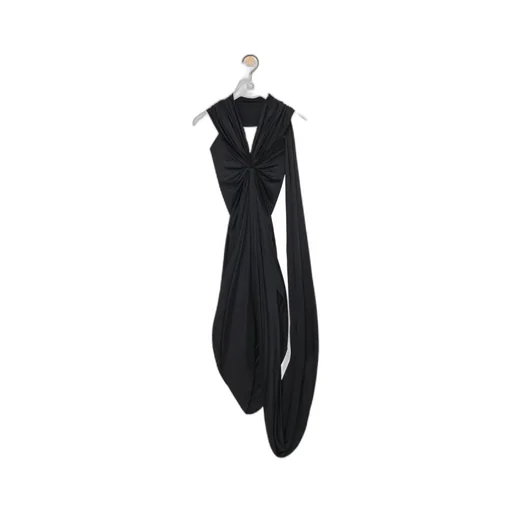 Loewe Gathered Draped Sleeveless Dress