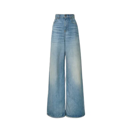 Chloé High-Waisted Wide-Leg Jeans