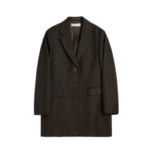 Queens Check-Pattern Blazer