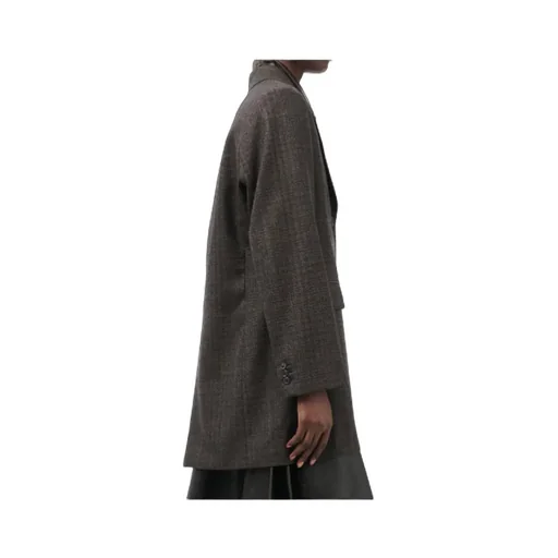 Queens Check-Pattern Blazer