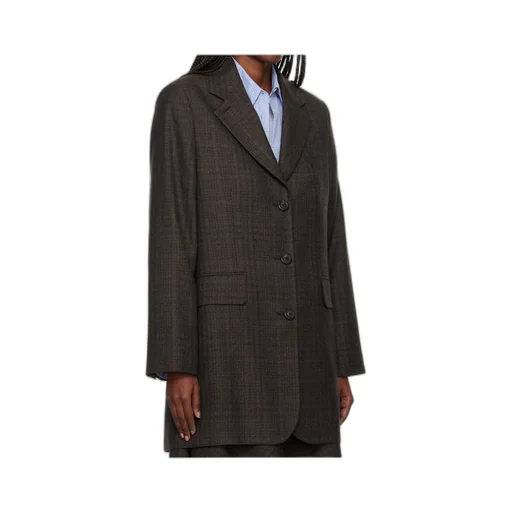Queens Check-Pattern Blazer