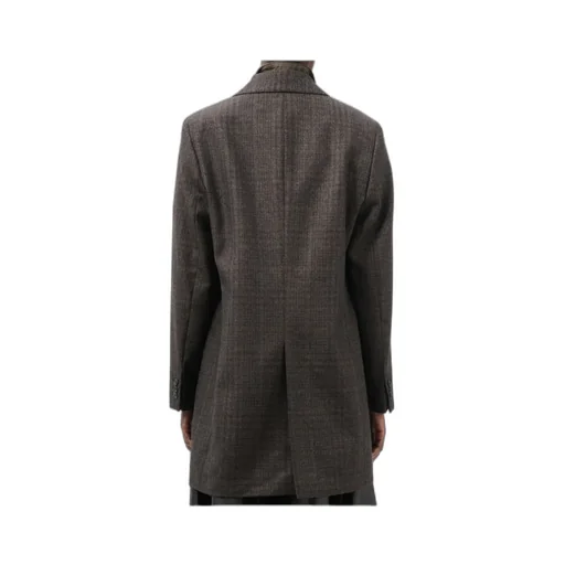 Queens Check-Pattern Blazer