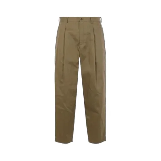 Leather Belt Loop Casual Pants