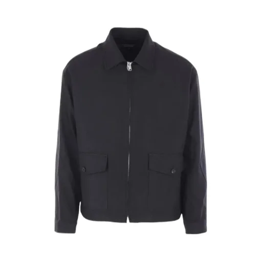 Comme Des Garcons Homme Long-Sleeved Zip-Up Jacket