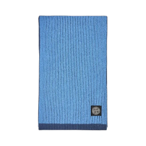 Scarf With Vanise Ribbing And Compass Patch