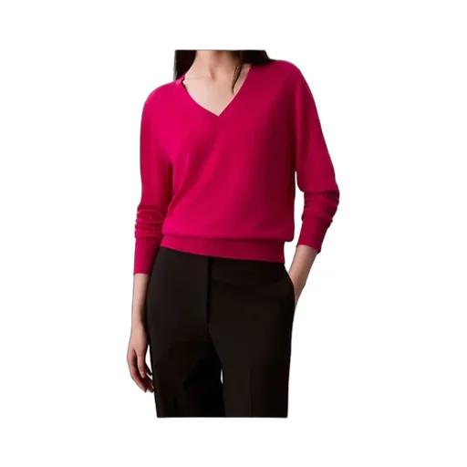 Calvin Klein V-Neck Wool Knitwear