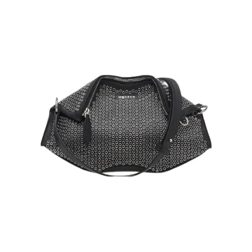 Alexander Mcqueen Manta Eyelet Detailed Clutch Bag